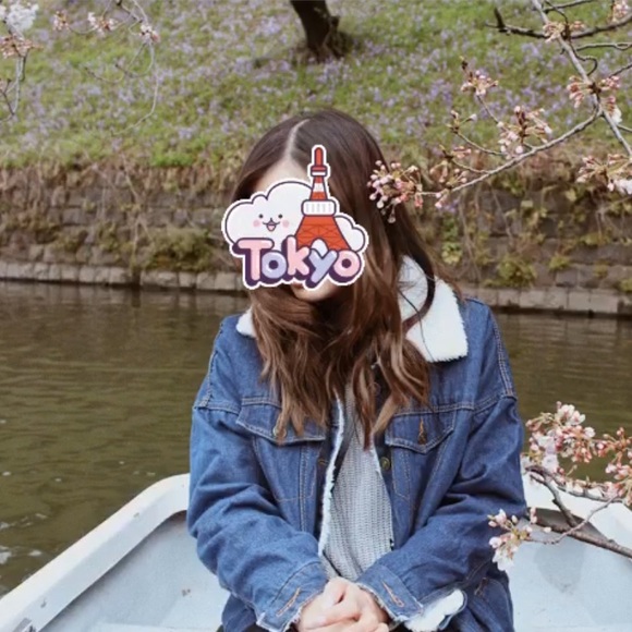 Shearling Denim Jacket - Picture 2 of 3